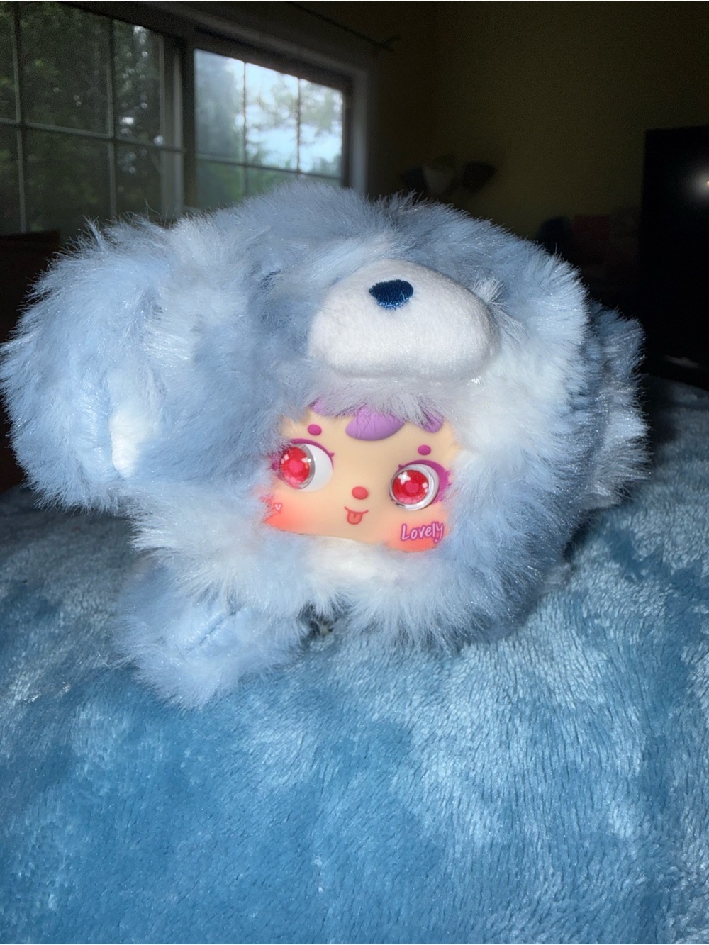 Samuel Puppy Be Good Vinyl Plush Pendant - Blueberry Ying Yang